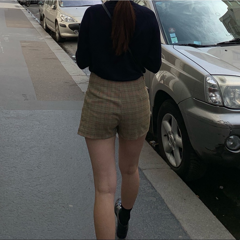 Parisian Style x Plaid Skort
